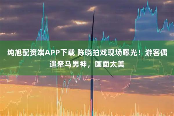 纯旭配资端APP下载 陈晓拍戏现场曝光！游客偶遇牵马男神，画面太美